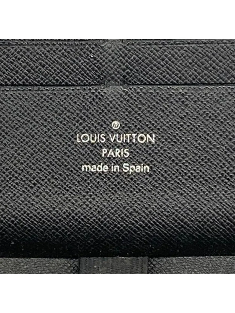 Louis Vuitton Wallet Damier Graphite Zippy Organizer Black Gray